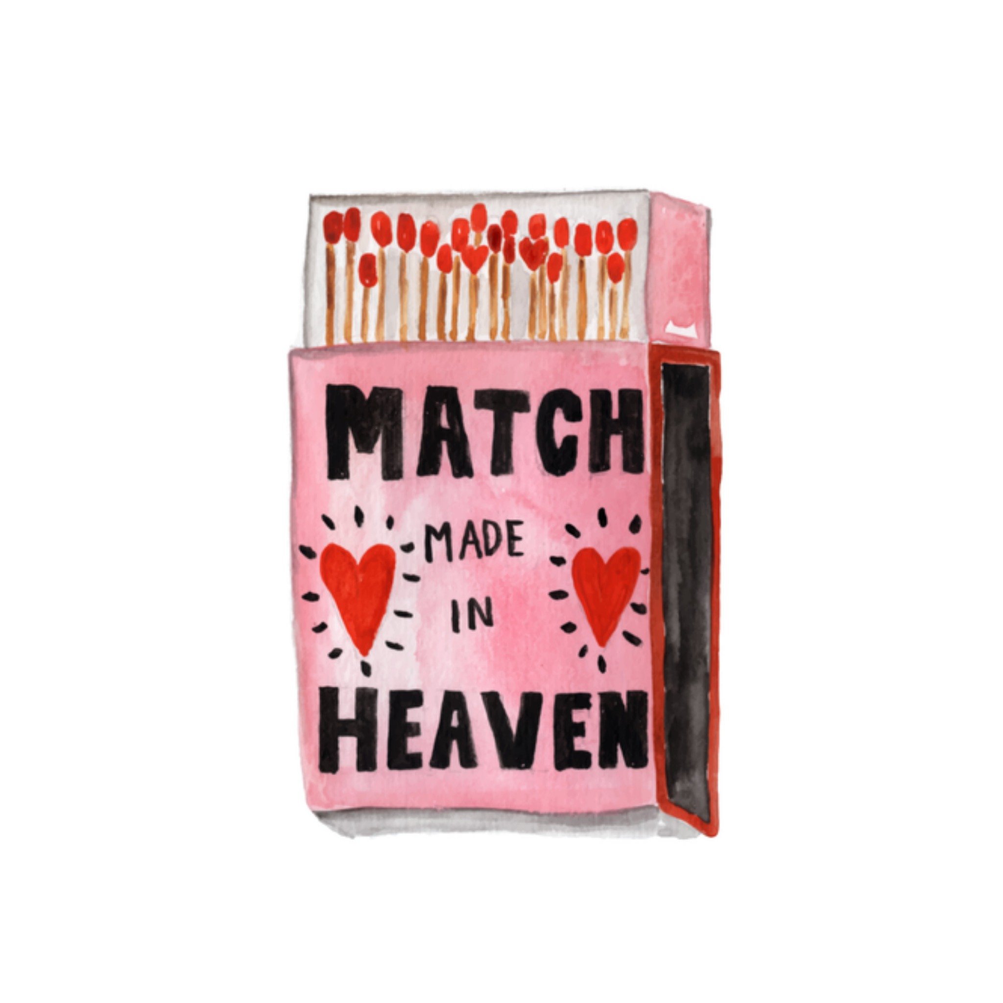 Greetz Huwelijkskaart Match made in Heaven Vierkant
