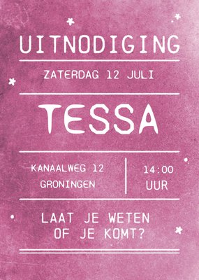 Greetz | Kinderfeestje | Paars