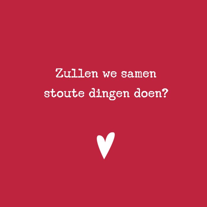 Greetz | Valentijnskaart | Stoute dingen doen