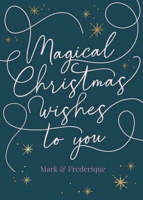 Greetz | Kerstkaart | Magical Christmas wishes | Stel