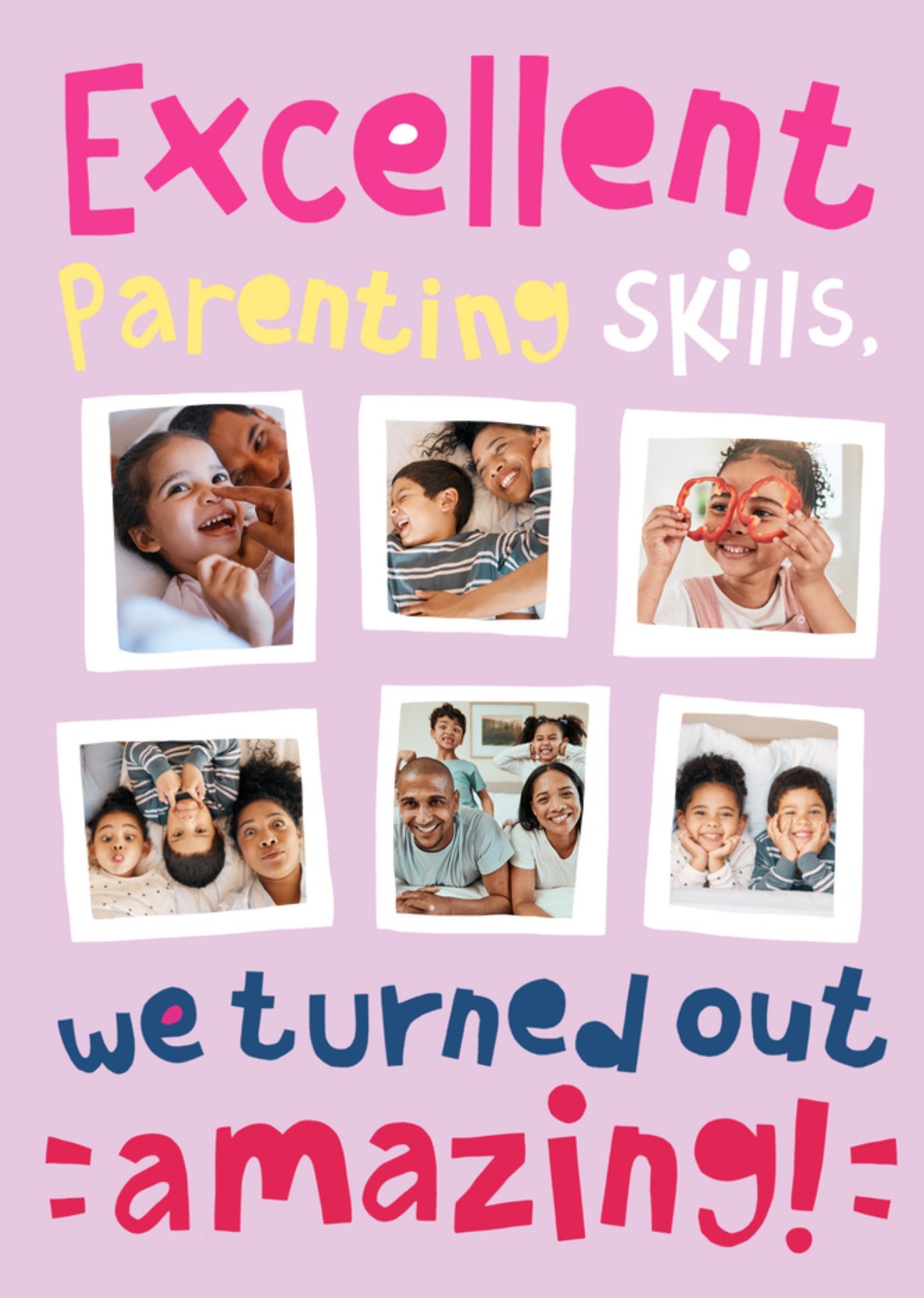 Moederdagkaart Excellent parenting skills Met fotos Greetz