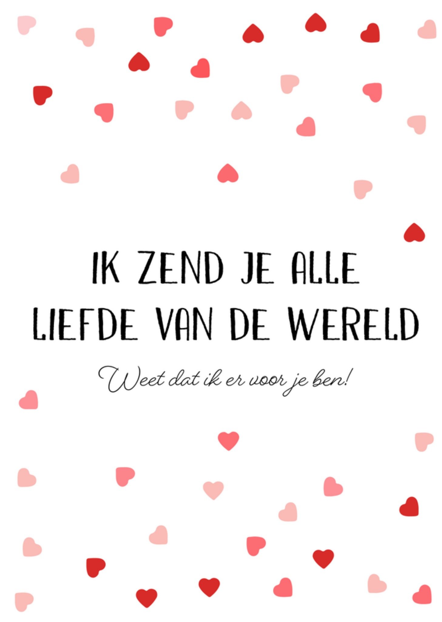 Greetz Sterkte kaart hartjes Standard Card