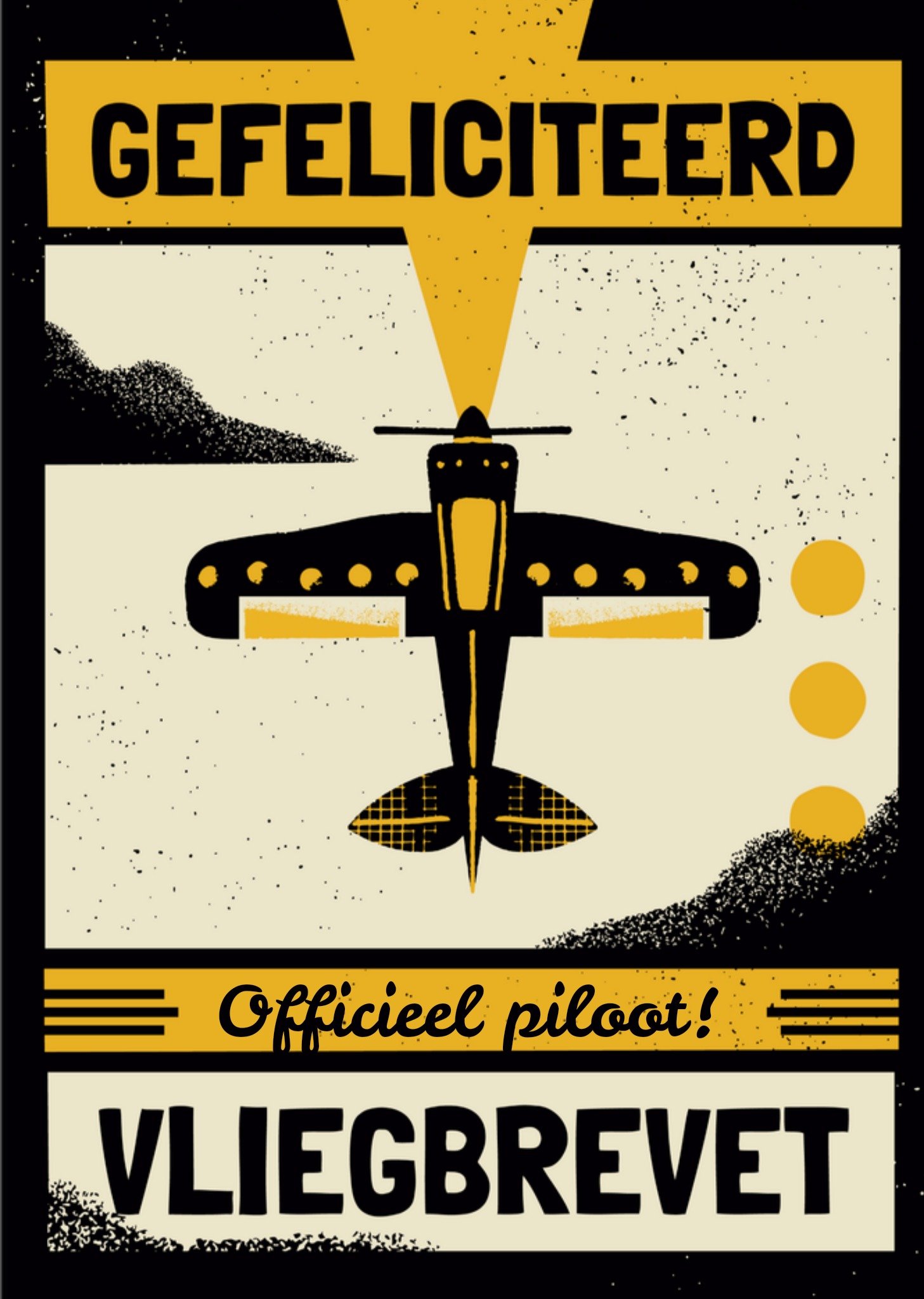 Geslaagd kaart Vliegbrevet Size Matters Kaart Greetz