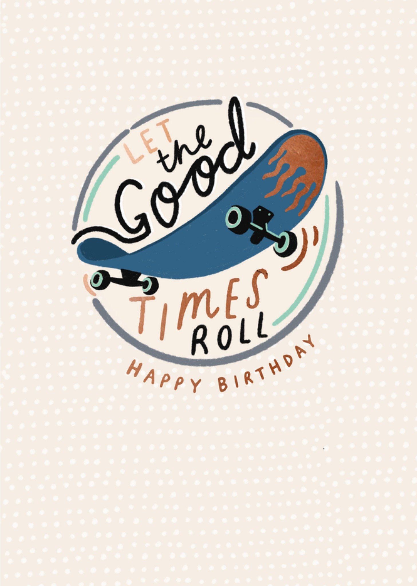 Bold Moves Verjaardagskaart Skaten Kaart Hotchpotch