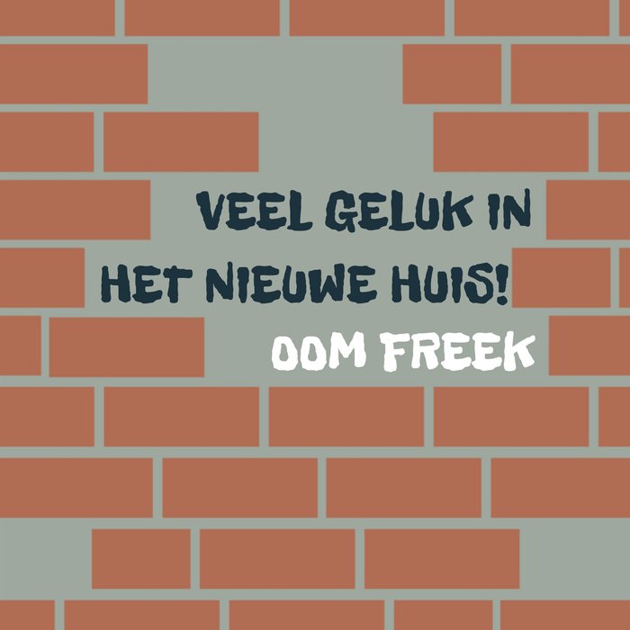 Verhuiskaart | Greetz | Oom