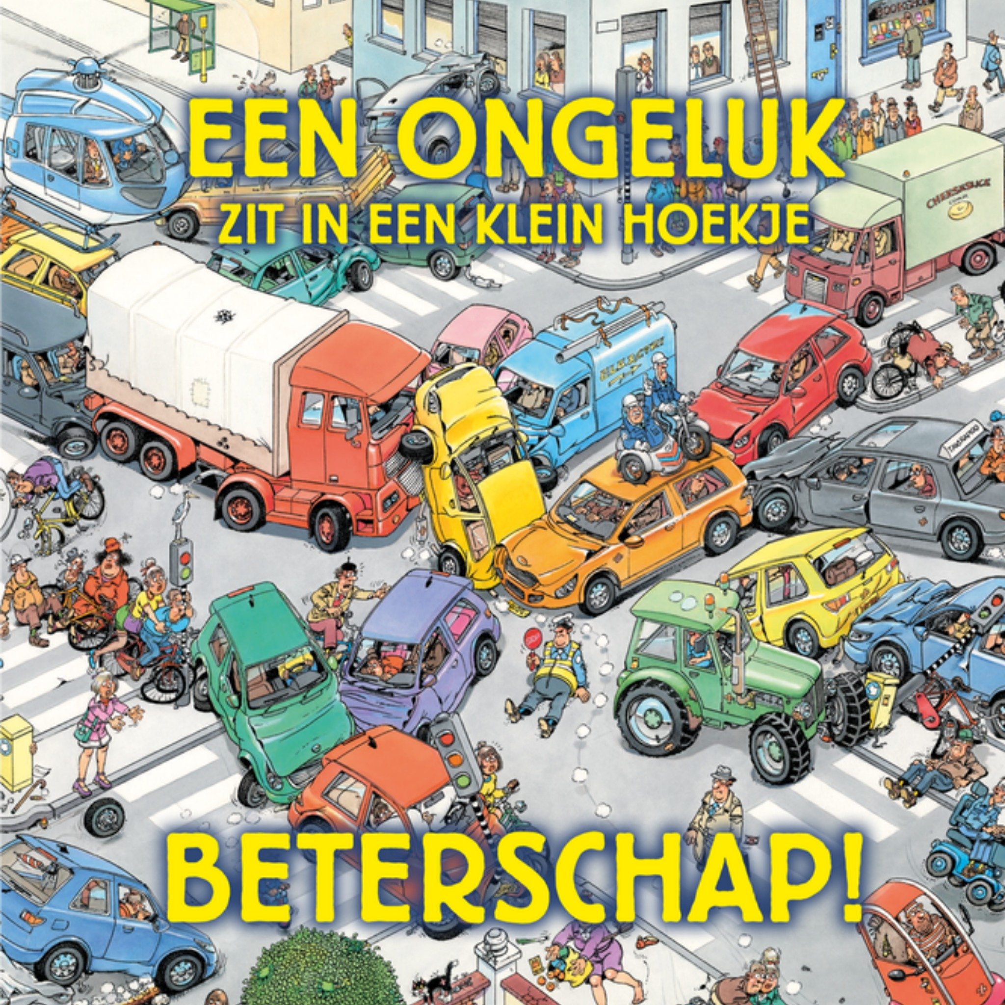 Beterschapskaart Klein hoekje Vierkante Kaart Jan van Haasteren