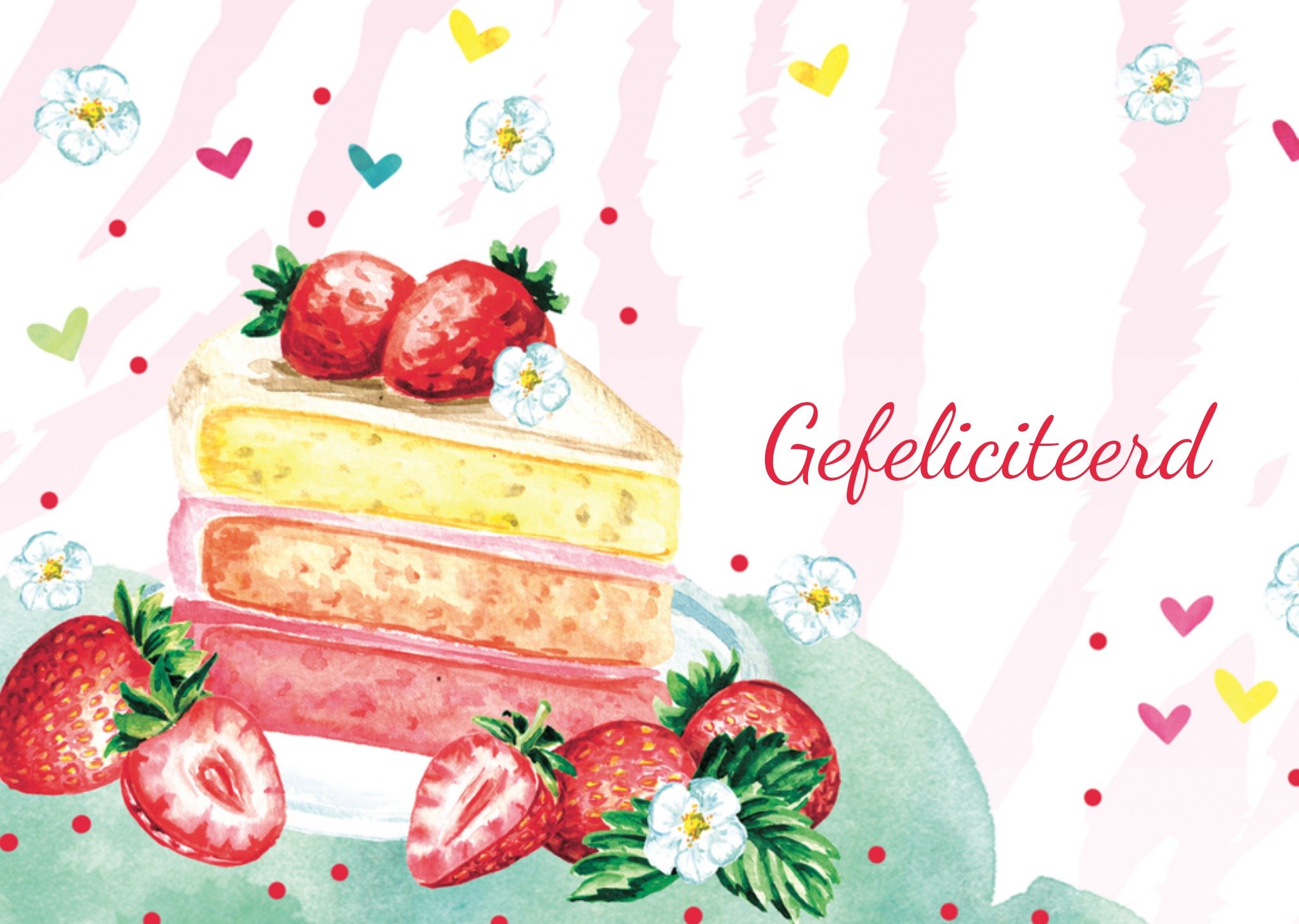 Verjaardagskaart Taart Kaart TMS