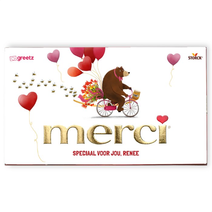 Merci | Speciaal voor jou met eigen tekst | 400g