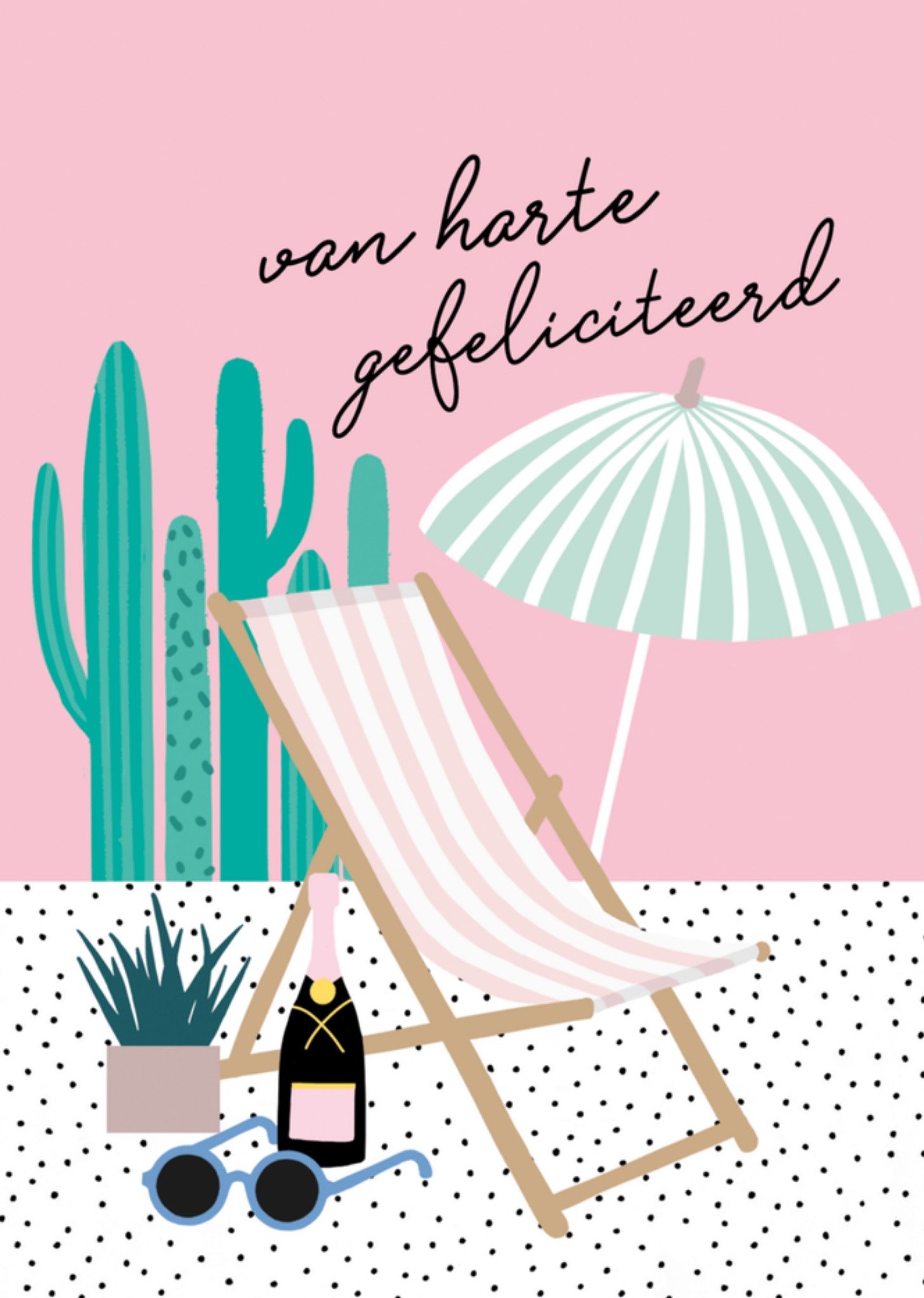 Verjaardagskaart zomers Kaart Sadler Jones