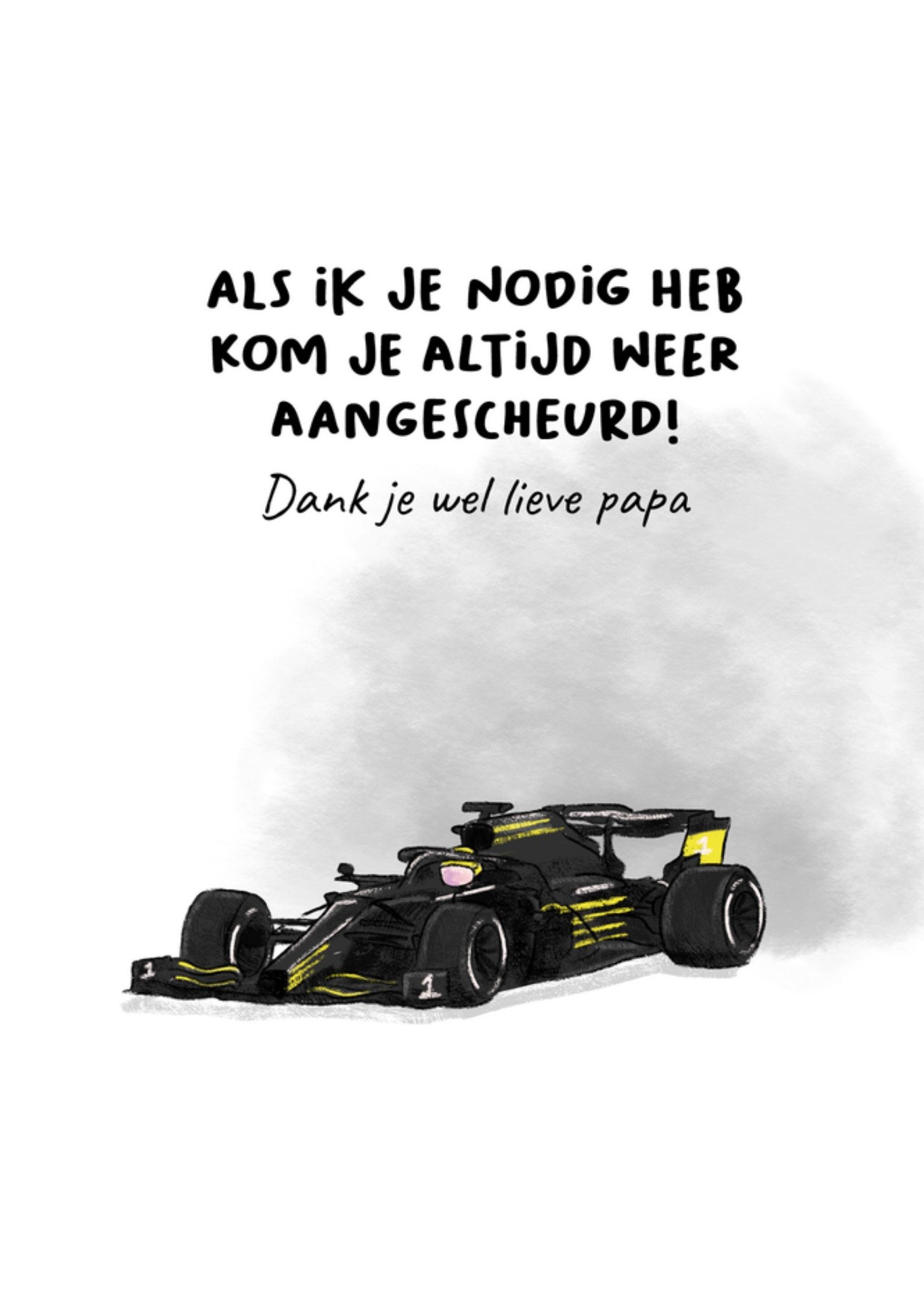Vaderdagkaart Dank je wel lieve papa Kaart Liefs Jansje