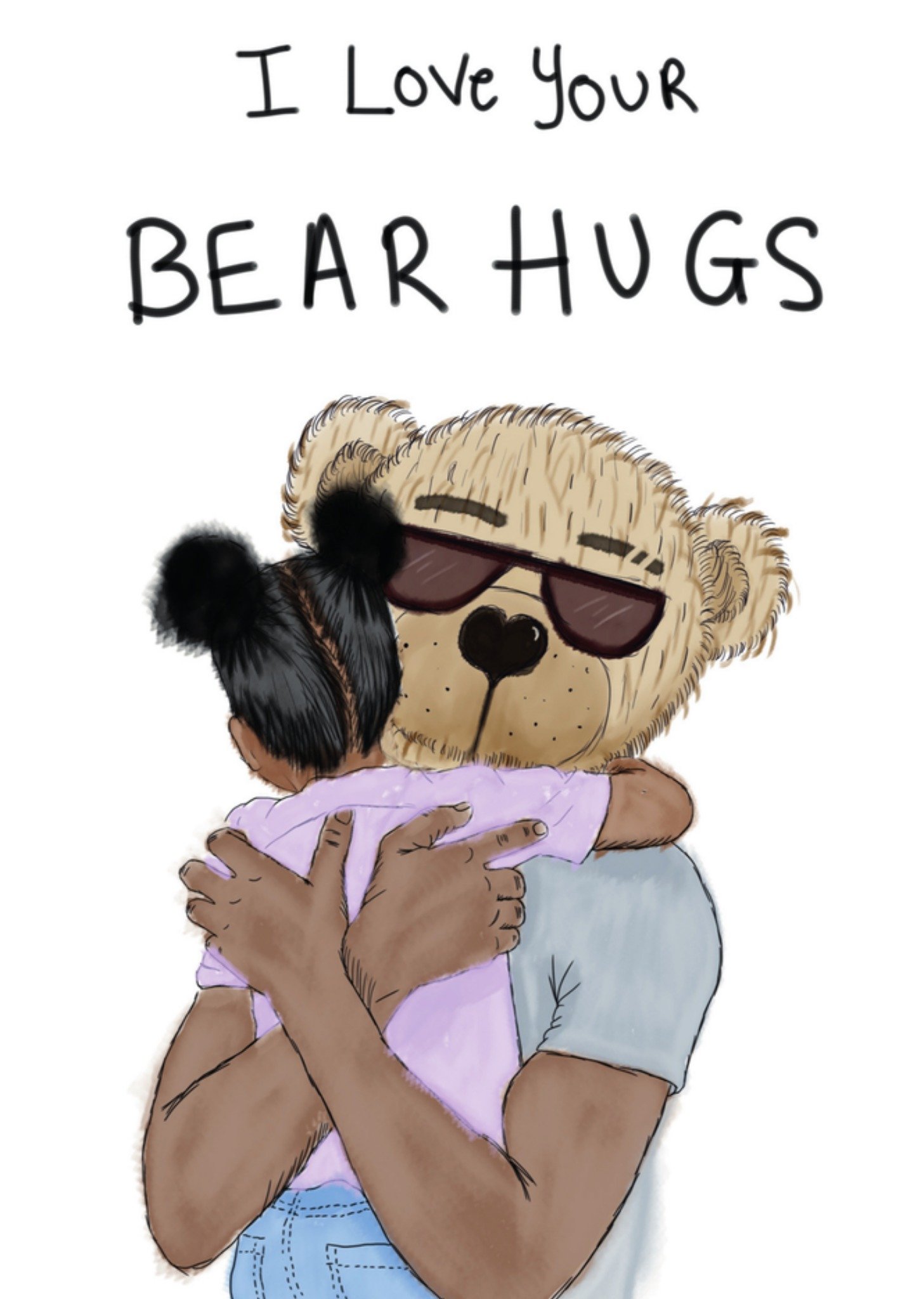 Verjaardagskaart illustratie Kaart Kitsch Noir