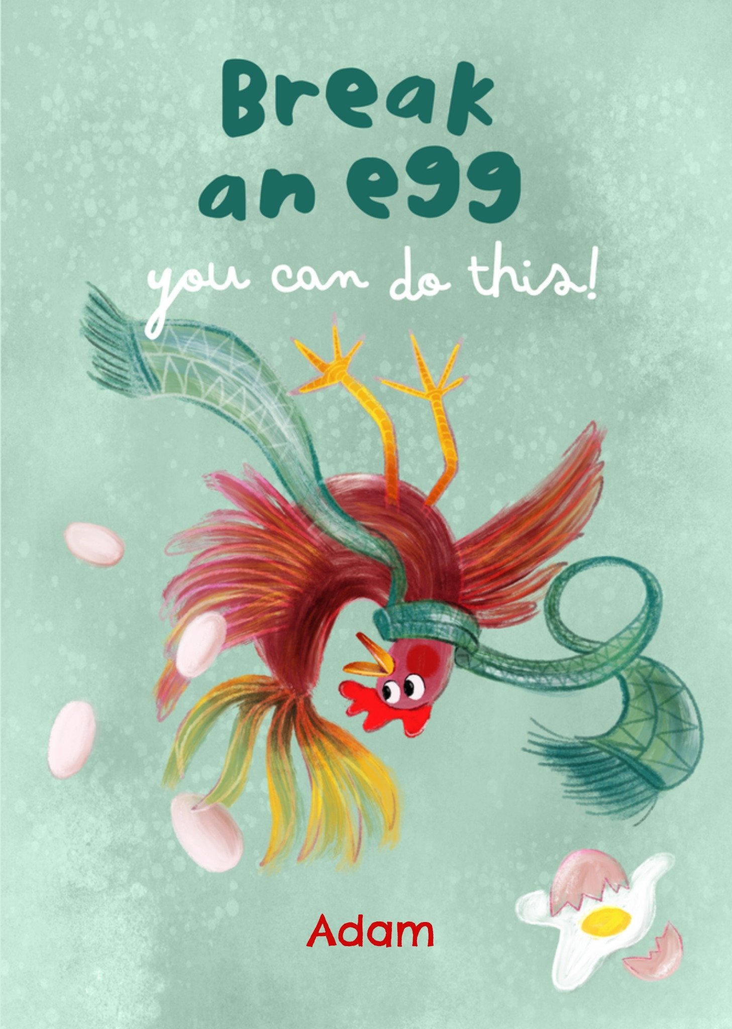 Succes Break an egg Kaart Fishuals