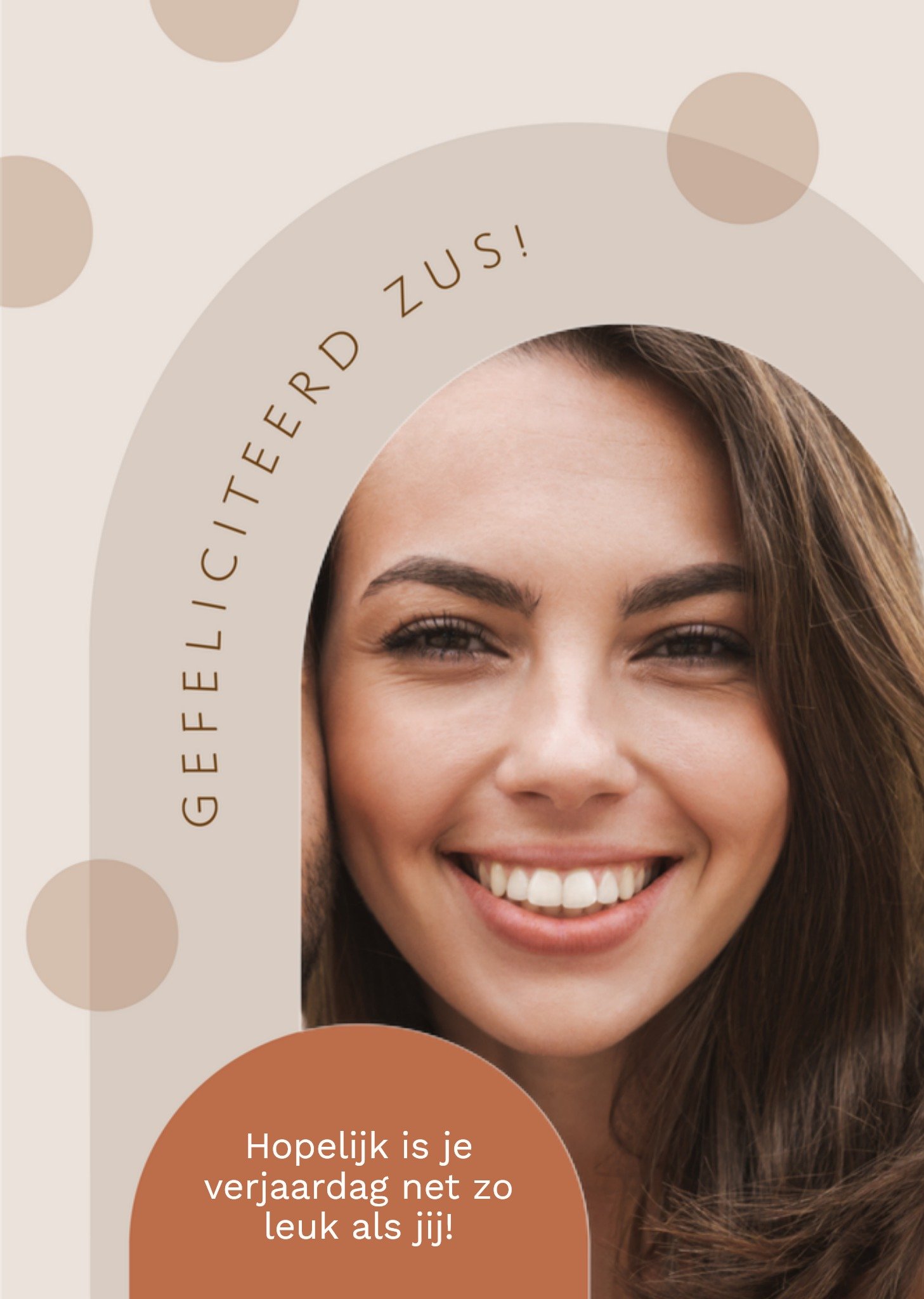 Verjaardagskaart Gefeliciteerd zus! Greetz