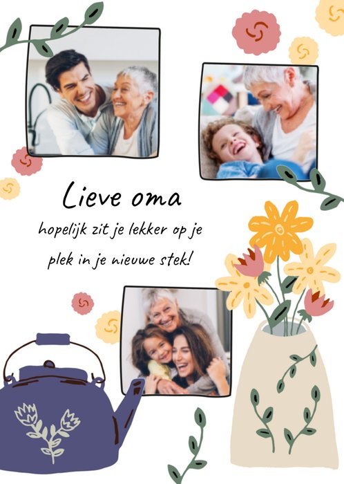 Verhuiskaart | Greetz | Oma | Foto