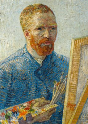 Klaas de Jong | Kunstkaart | Zelfportret