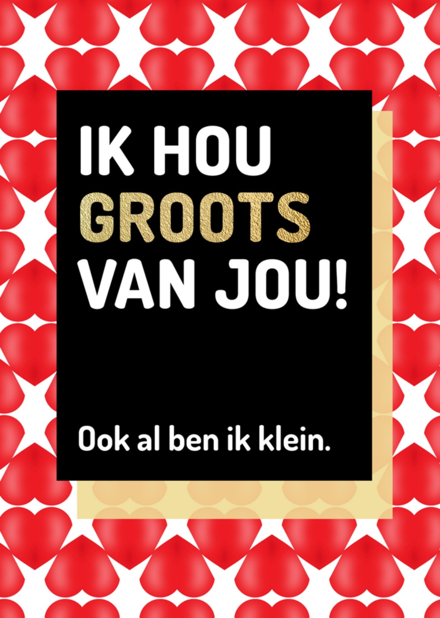 Valentijnskaart Bonusvader Kaart Love Repeat