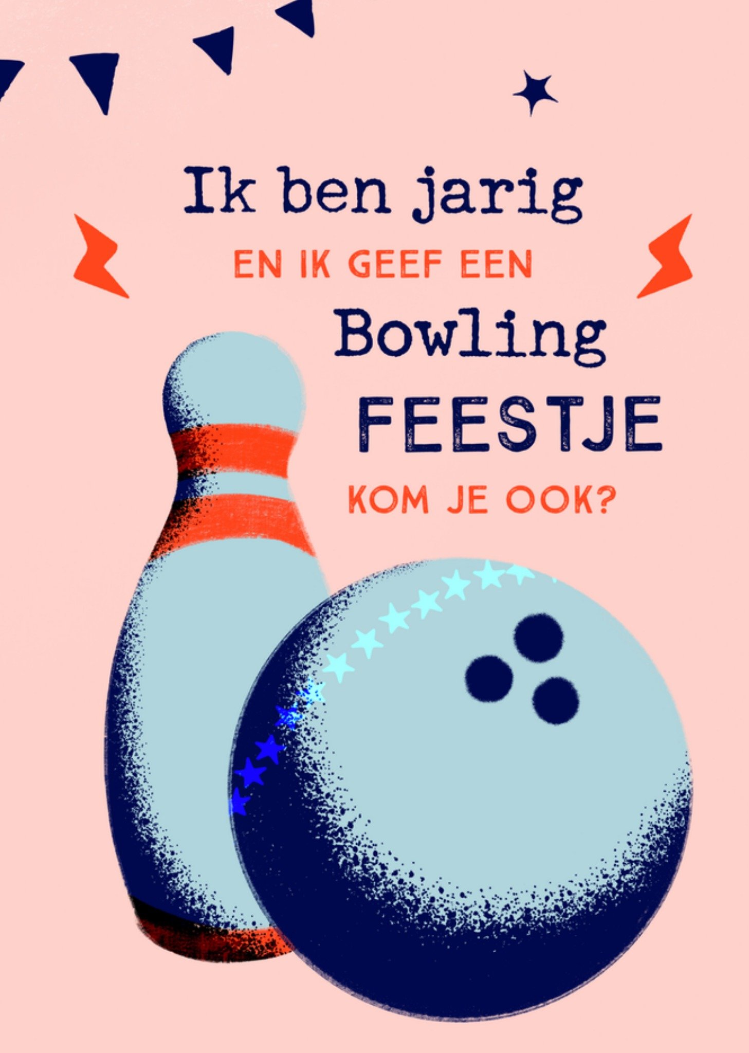 Kinderfeestje Bowlen Kaart Greetz