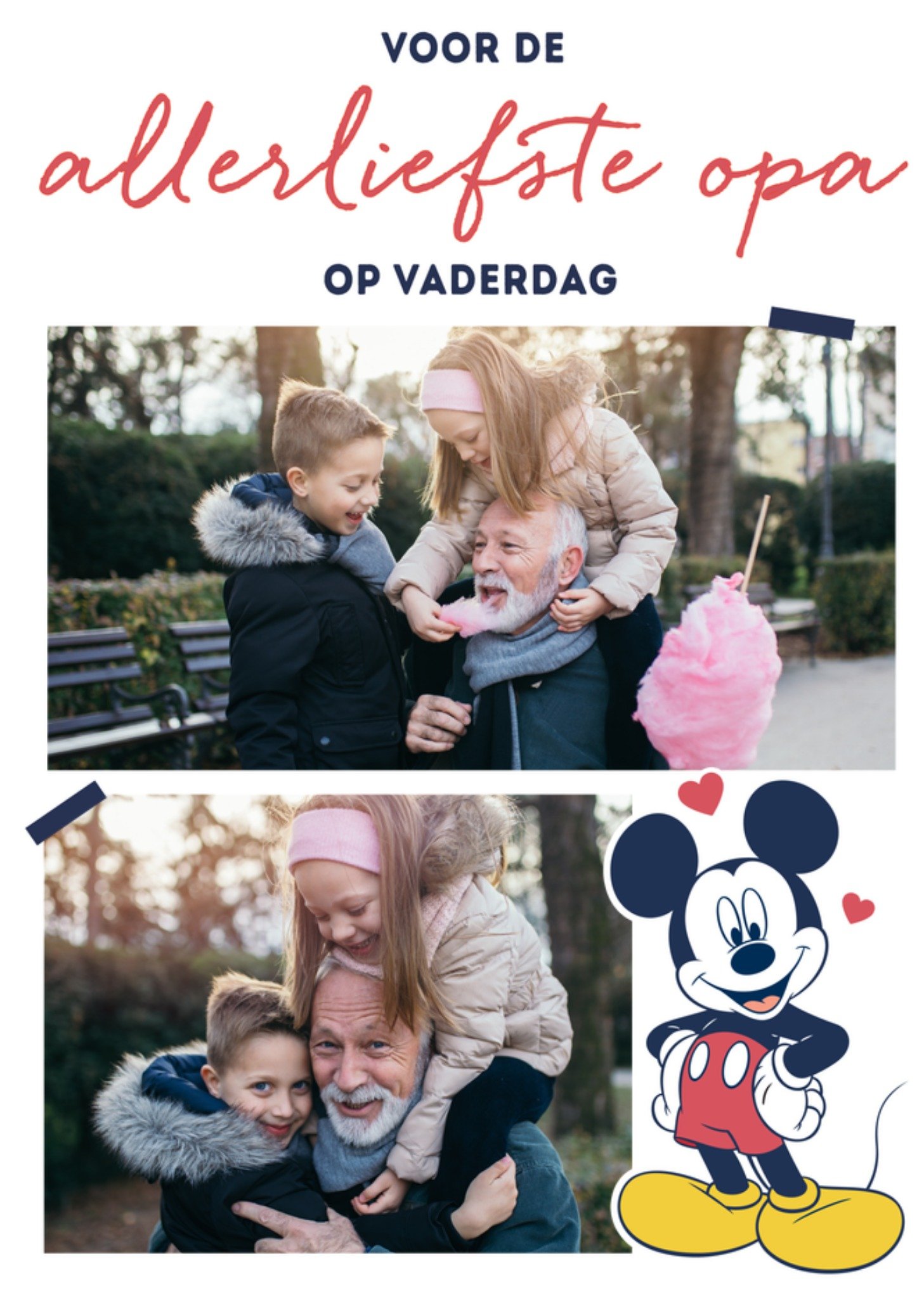 Disney - Vaderdagkaart - Mickey Mouse - Allerliefste Opa