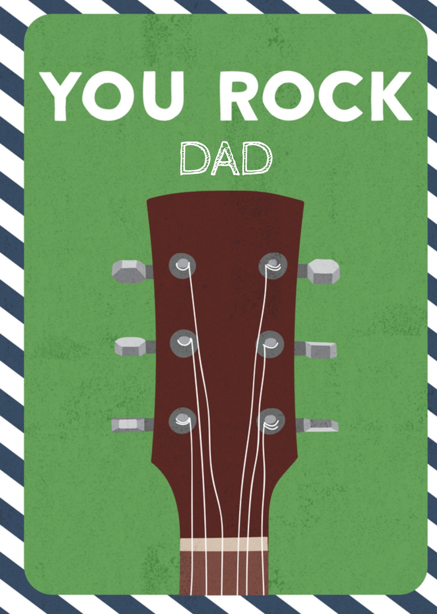 Greetz Verjaardagskaart You rock dad Standard Card