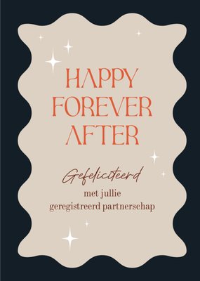 Greetz | Huwelijkskaart | Geregistreerd Partnerschap | Happy forever after