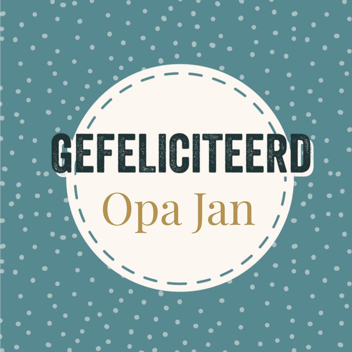 Papercute | Geboortekaart | Opa