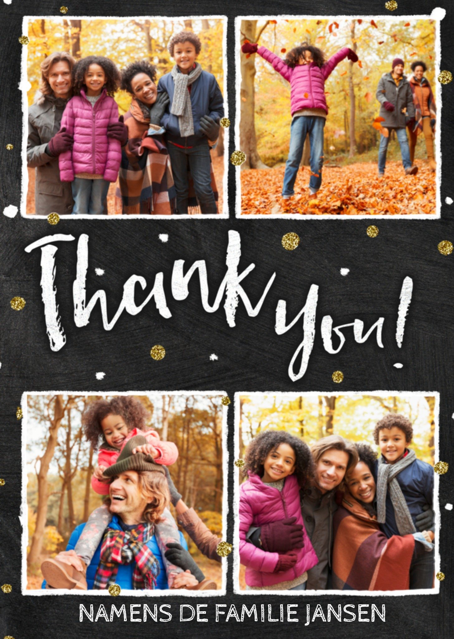 Kerst Bedankt Foto Greetz