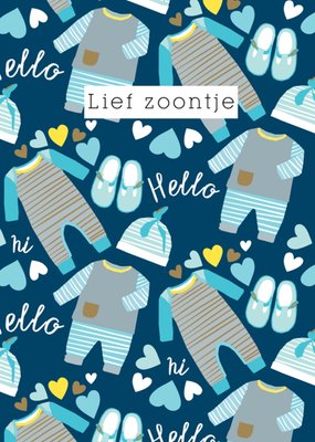 TMS | Geboortekaart | Lief Zoontje