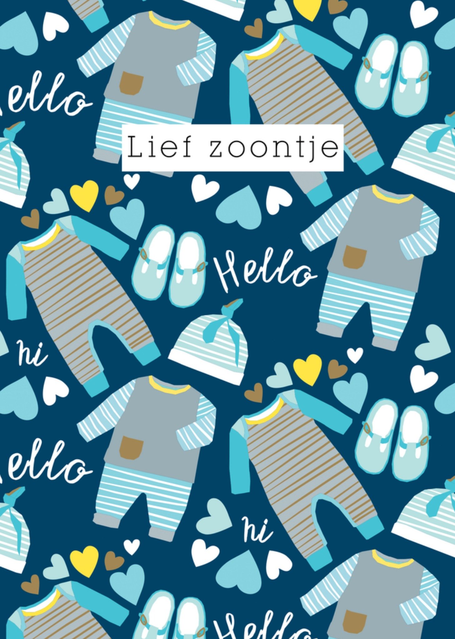 TMS Geboortekaart Lief Zoontje Standard Card