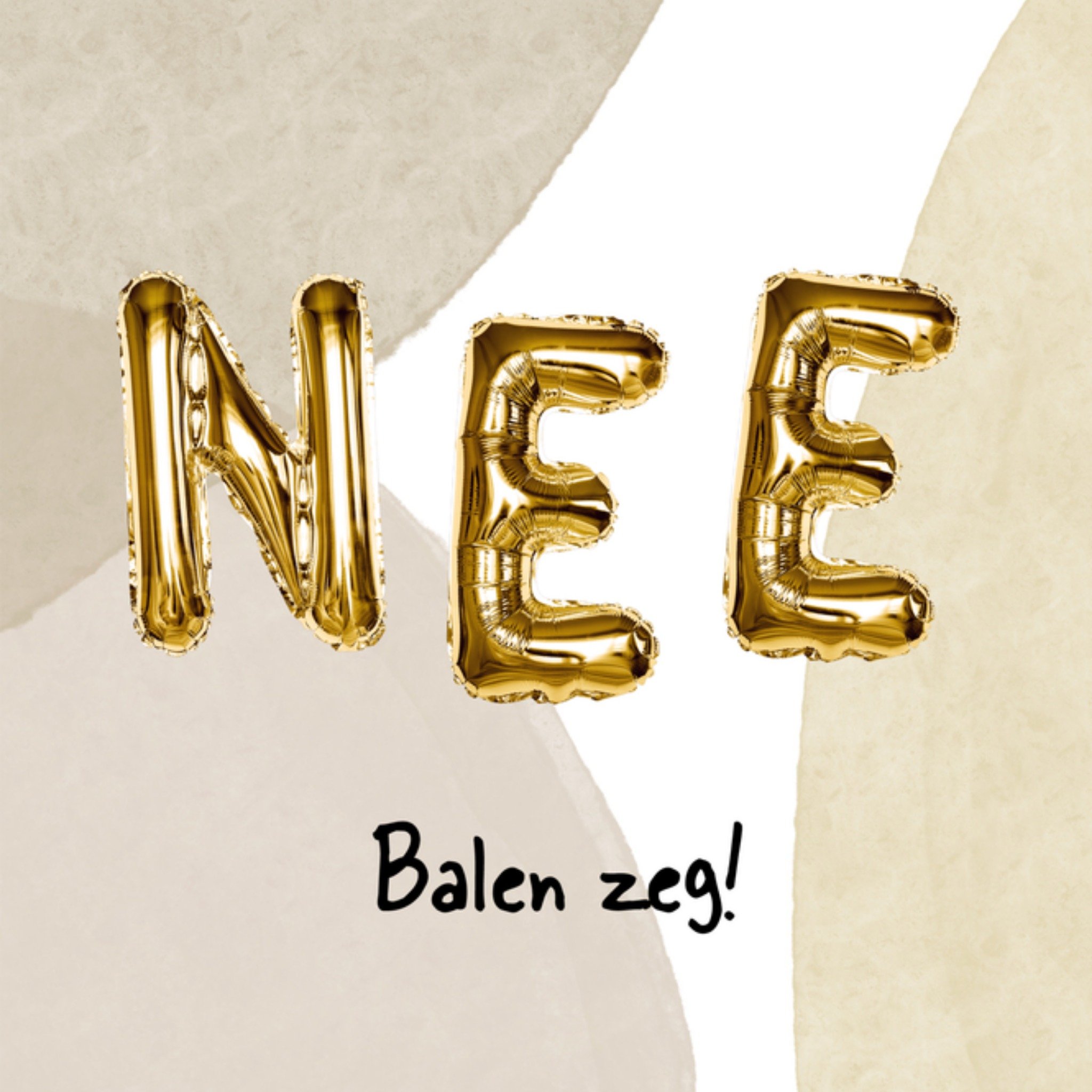 Greetz Gezakt kaart Tekstueel Vierkant