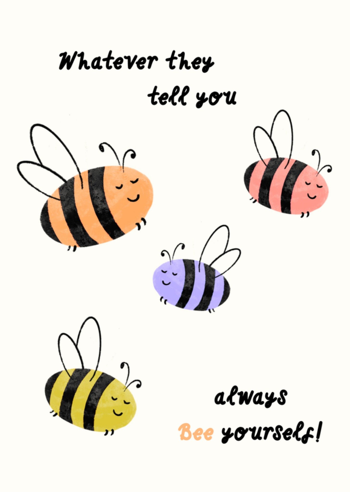Denken aan kaart bee yourself Greetz