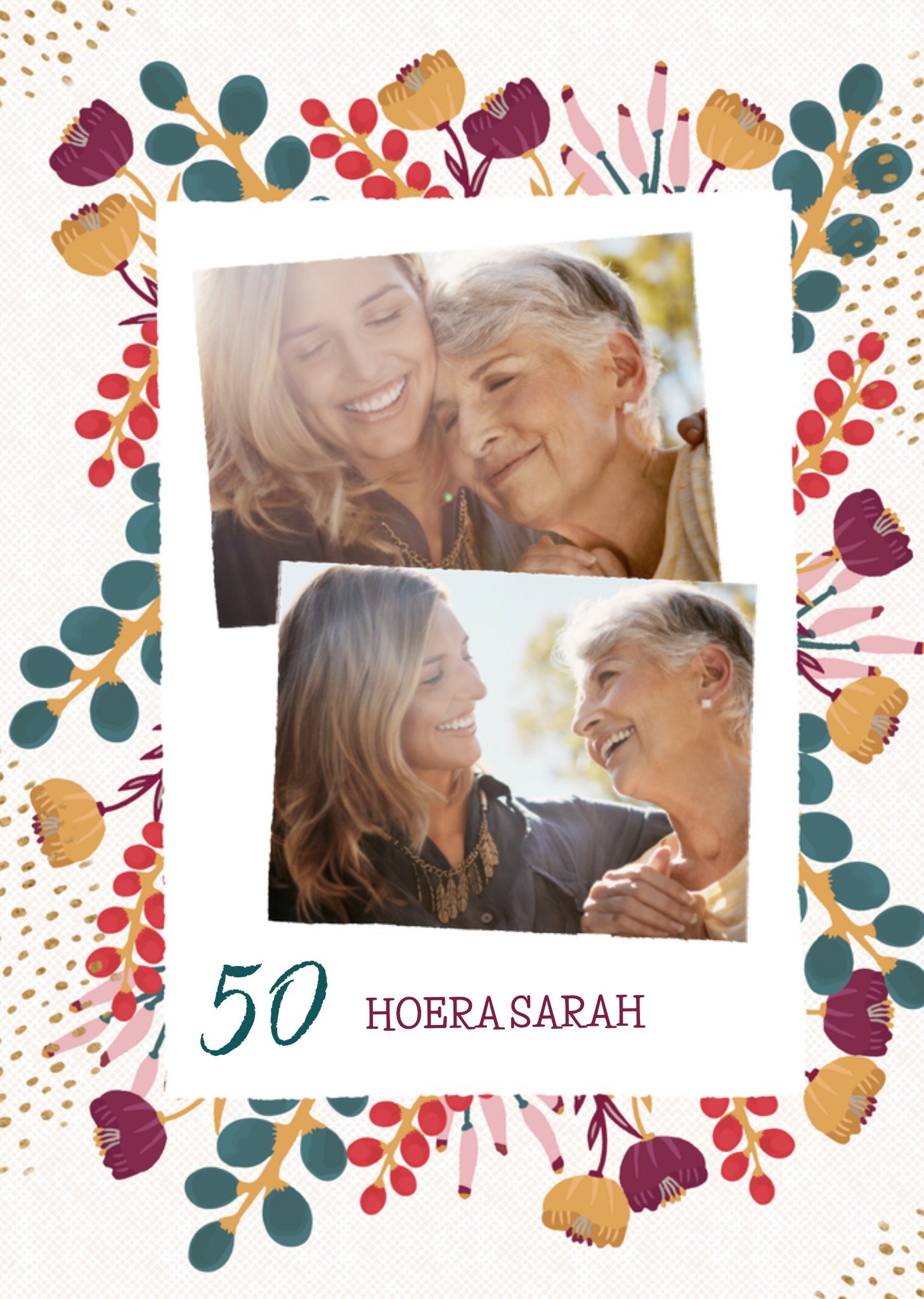 Greetz Verjaardagskaart Hoera Sarah Standard Card