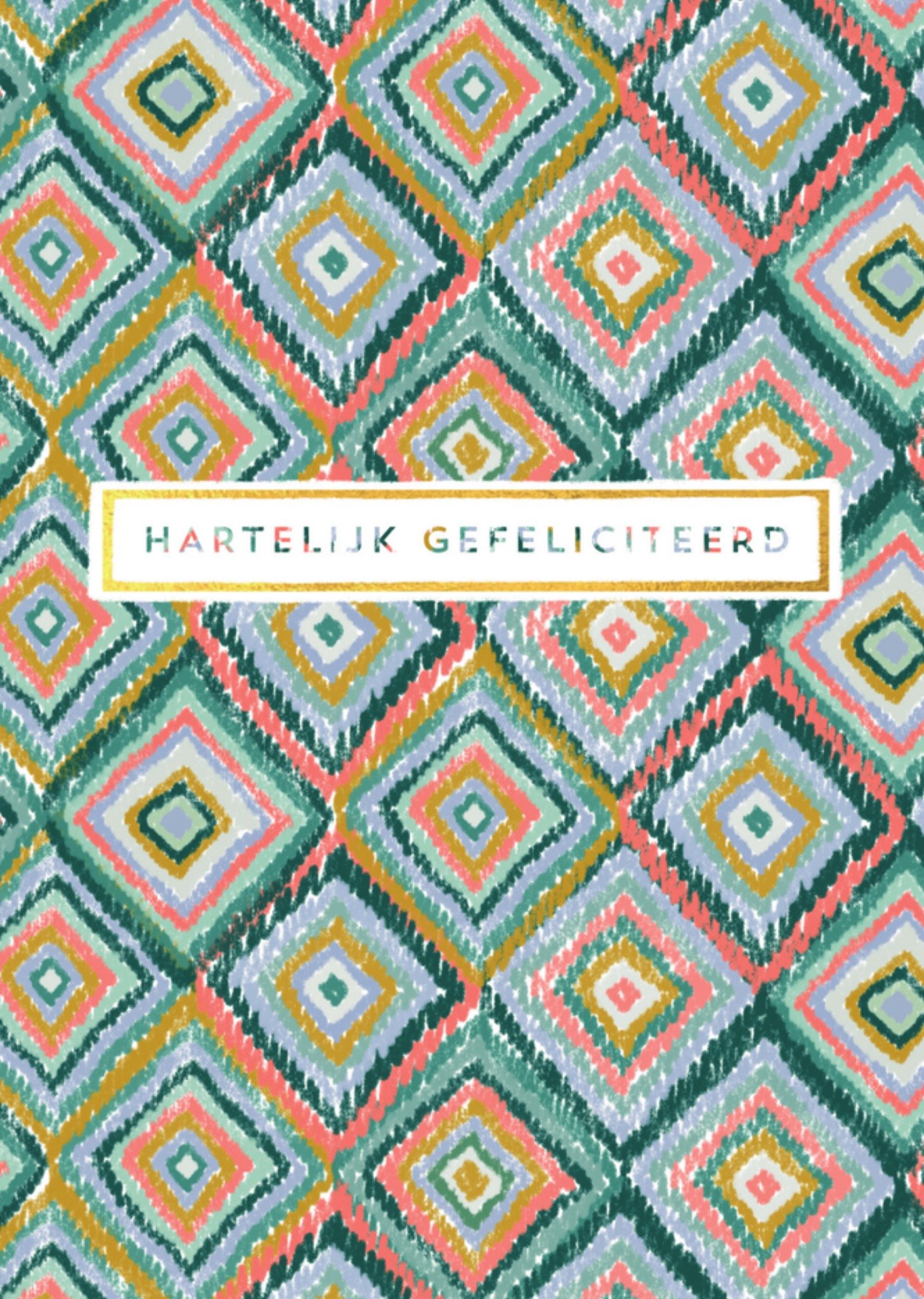 Verjaardag Patroon Vrouw Kaart Greetz