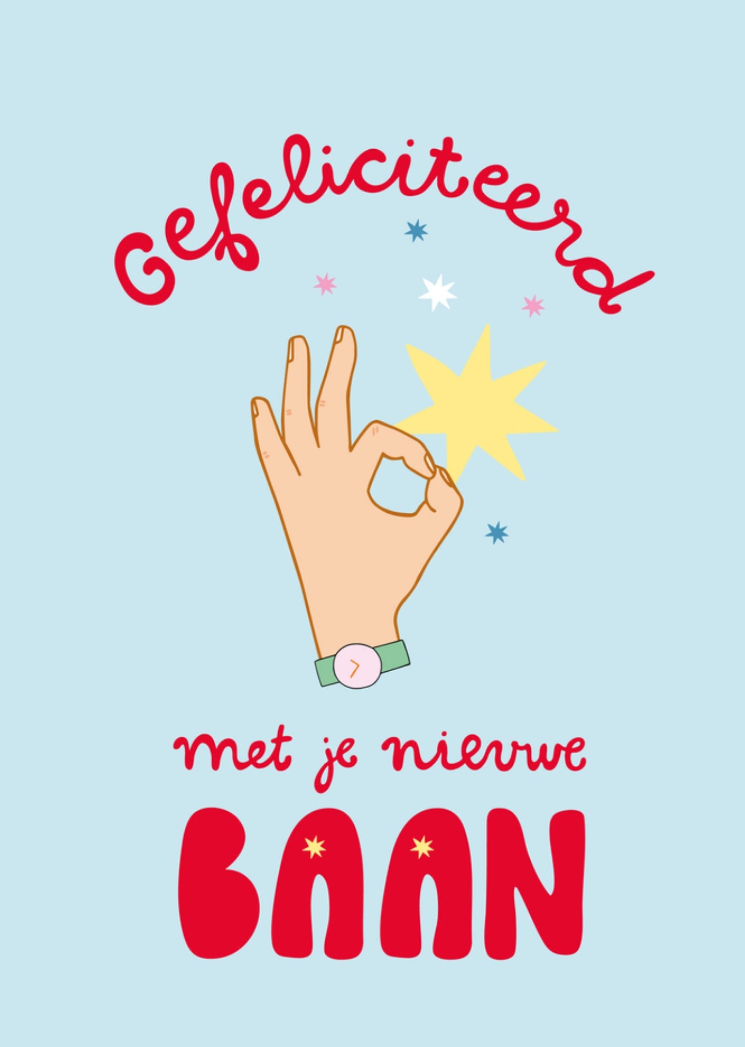 Nieuwe baan kaart Gefeliciteerd Met Je Nieuwe Baan Kaart Funny Side Up