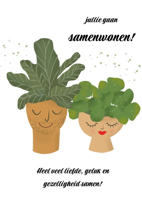 Samenwonen | Tsjip | Illustratie | Plant