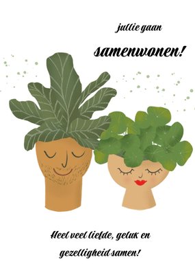 Samenwonen | Tsjip | Illustratie | Plant