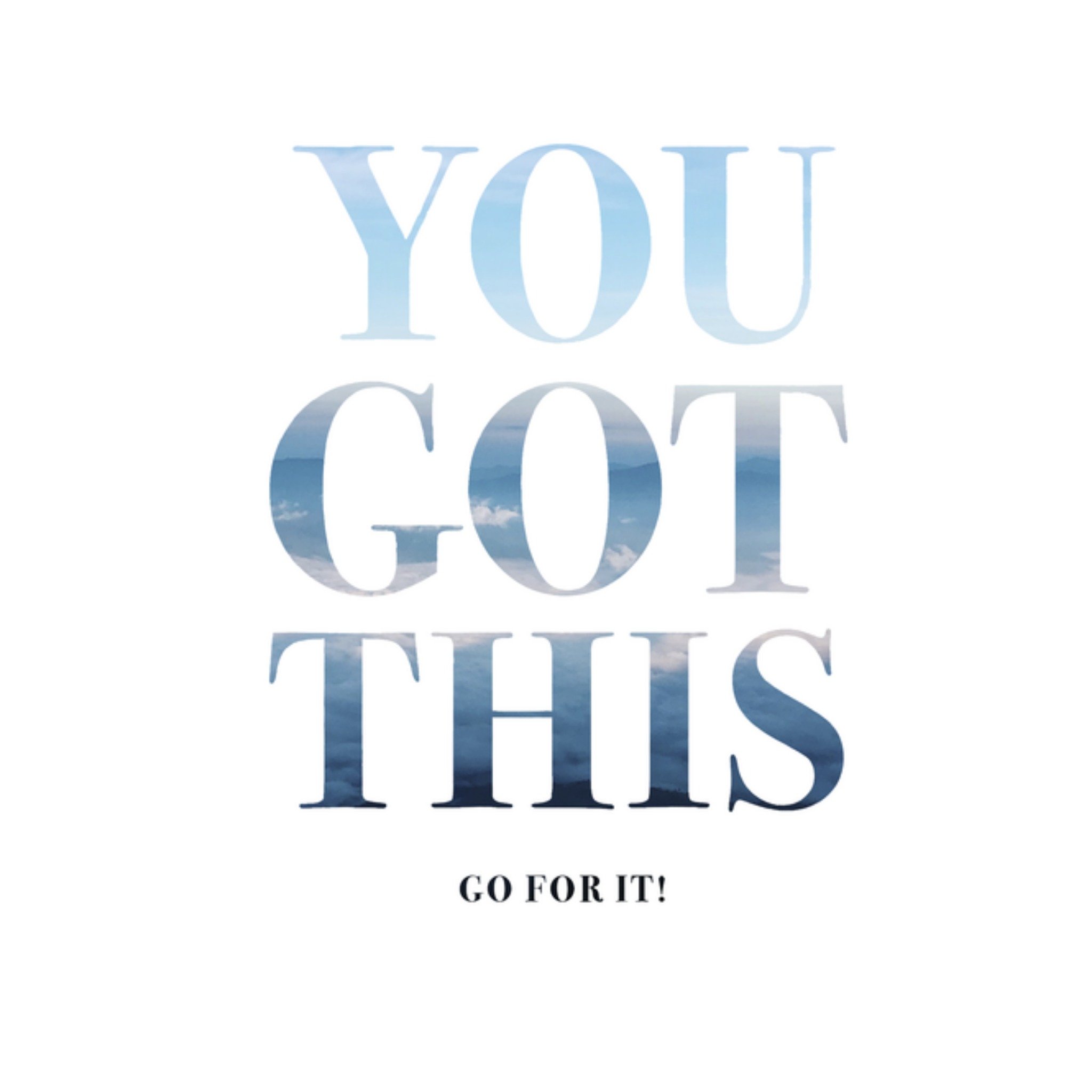 Succeskaart Go for it Grote Vierkante Kaart UK Greetings