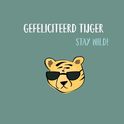 Verjaardagskaart | Greetz | Tijger