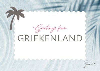 ByJune | Vakantiekaart | Greetings from