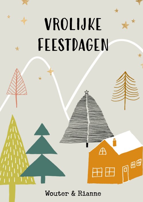 Greetz | Kerst | Illustratie | Huis