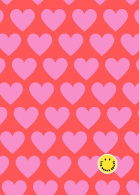 The Happy Squad | Denken aan kaart | Hearts Pattern Card
