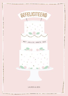 Greetz | Huwelijkskaart | Gefeliciteerd met jullie grote dag