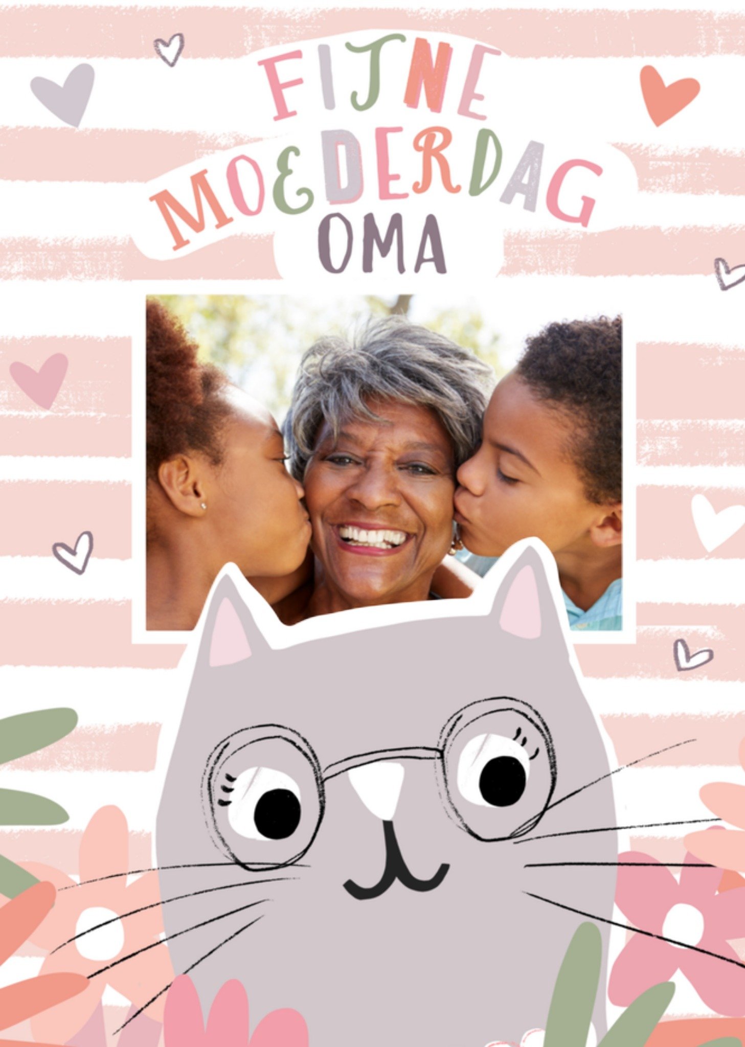 Moederdagkaart fotokaart kat Kaart Greetz