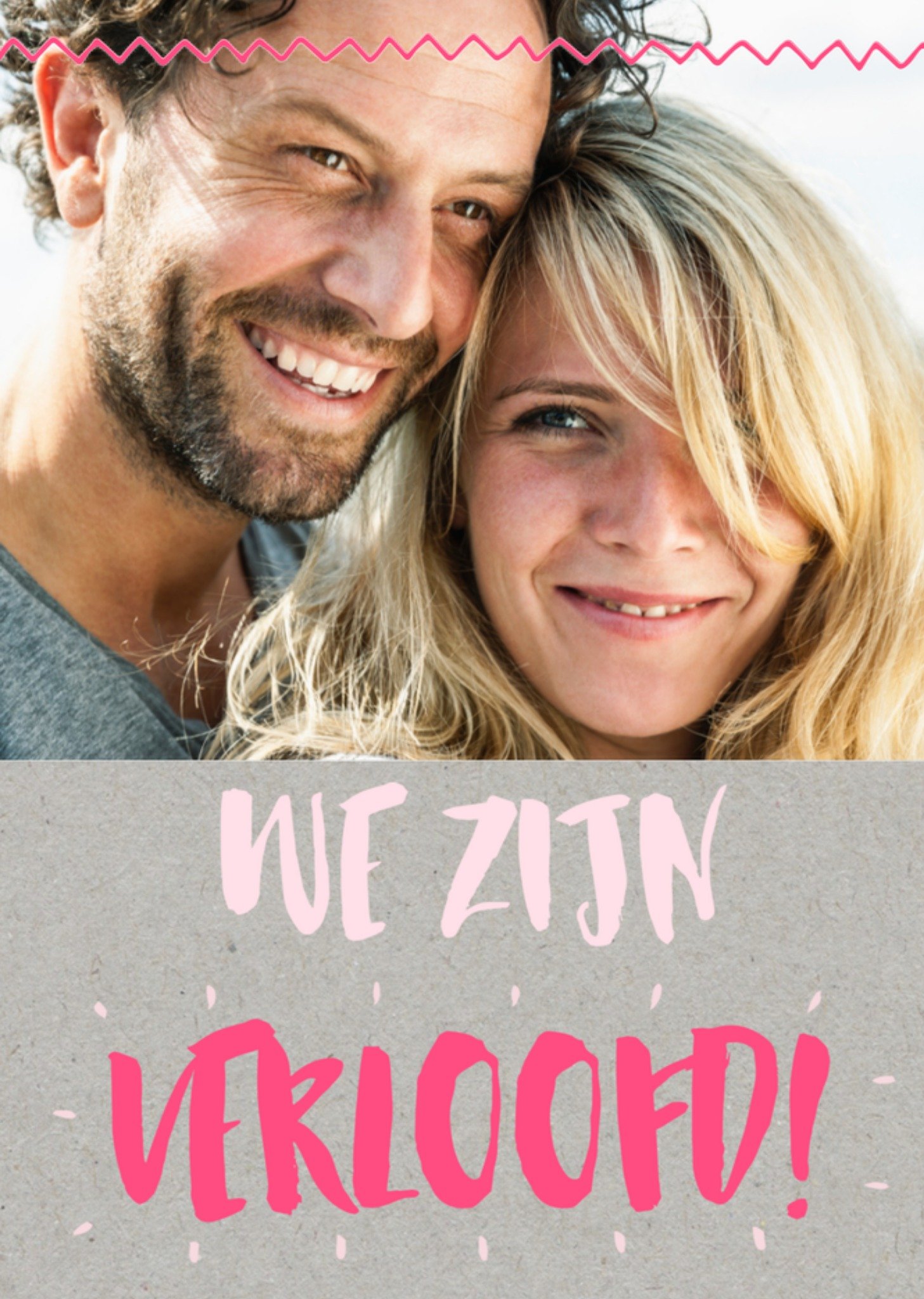 Greetz Huwelijkskaart verloofd fotokaart Standard Card