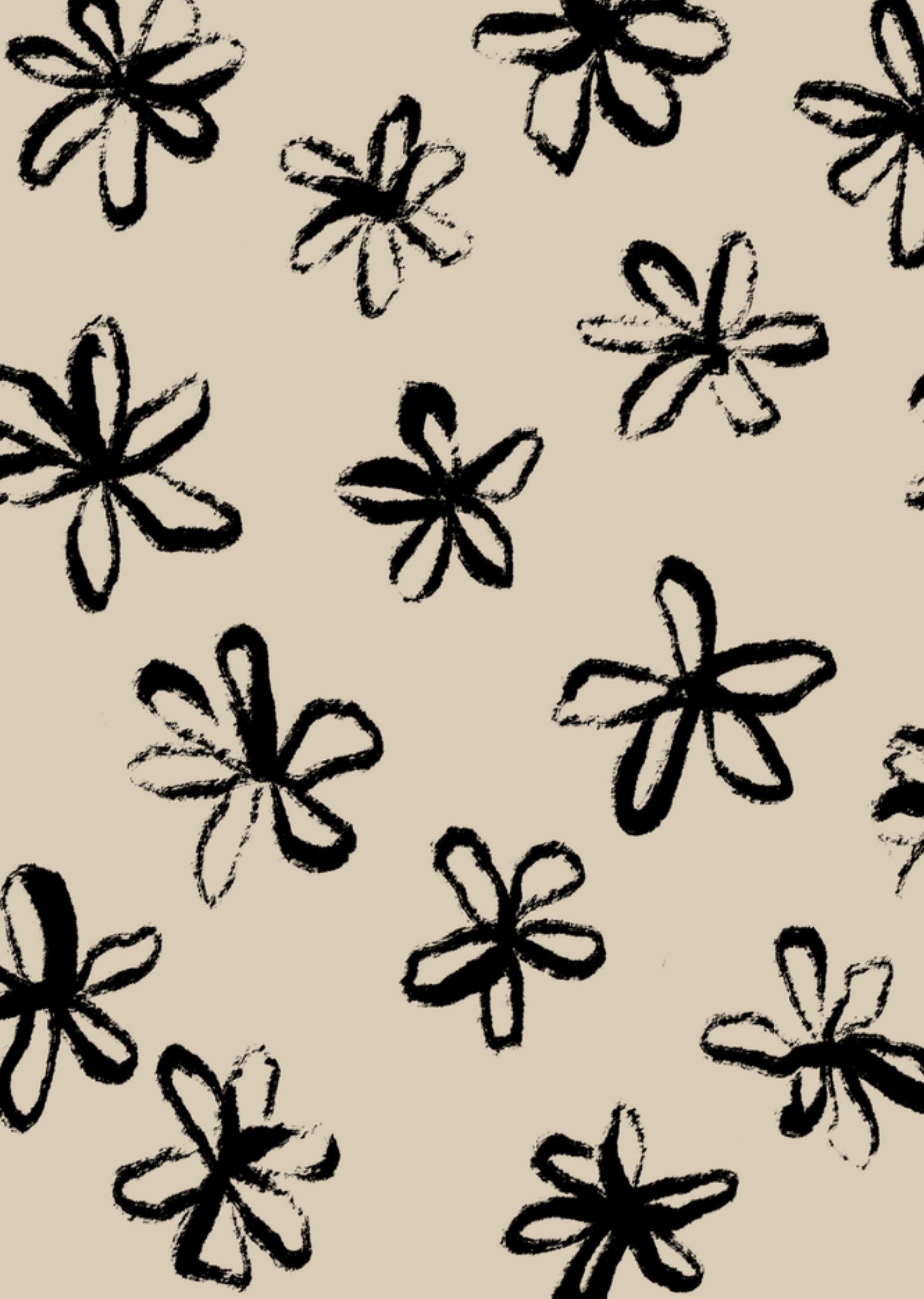 Denken aan kaart bloemen Greetz