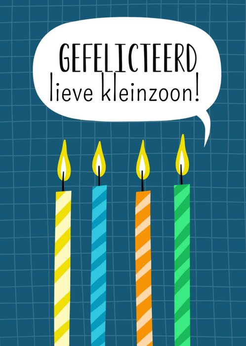 Verjaardagskaart | Greetz | Julia | Kleinzoon