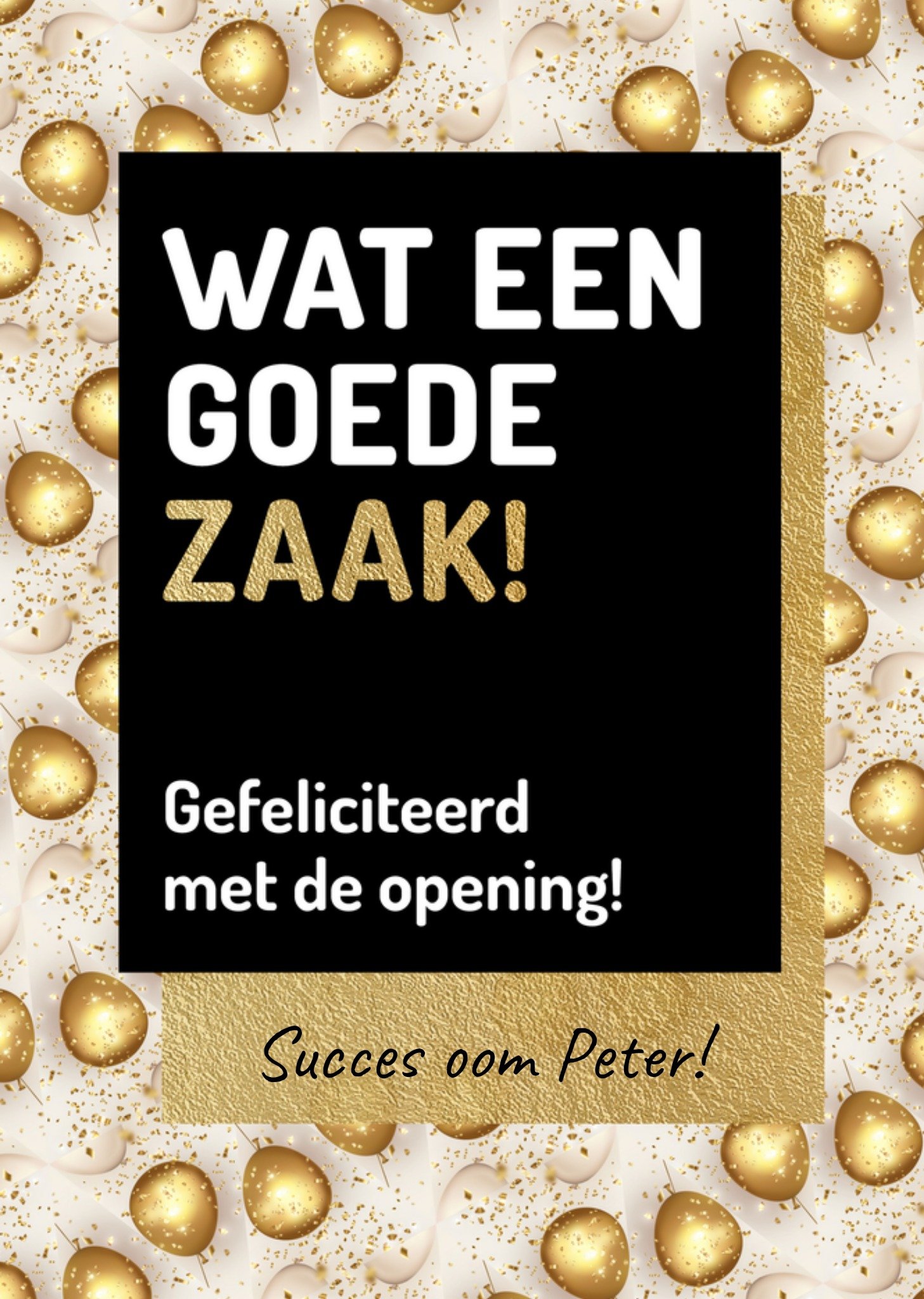 Felicitatiekaart Opening Zaak Kaart Love Repeat