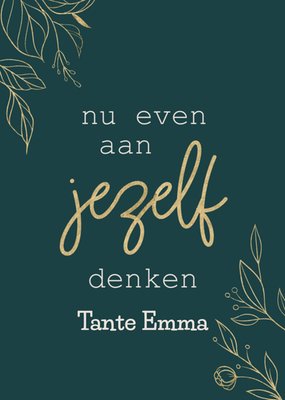Papercute | Beterschapskaart | Nu even aan jezelf denken