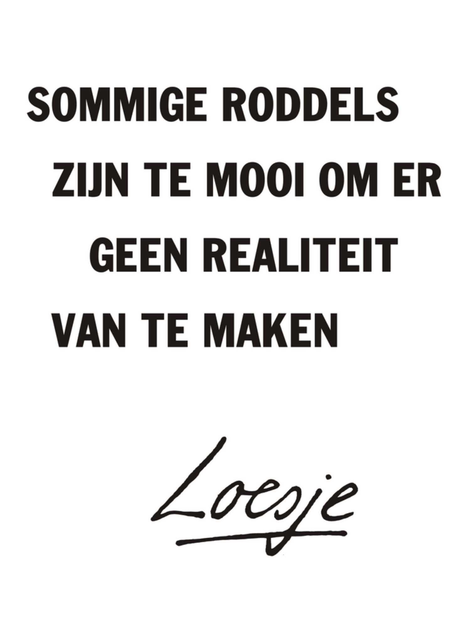 Valentijnskaart tekst roddels Kaart Loesje