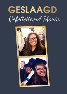 Greetz | Geslaagdkaart | Gefeliciteerd | Aanpasbare foto enn tekst