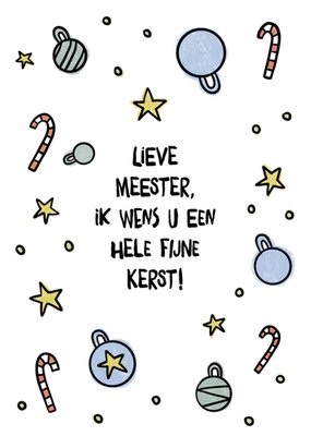Greetz | Kerstkaart | Meester